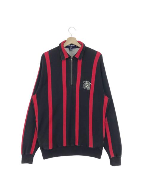 90’s Polo Ralph Lauren Stripe Half Zip Sweatshirts