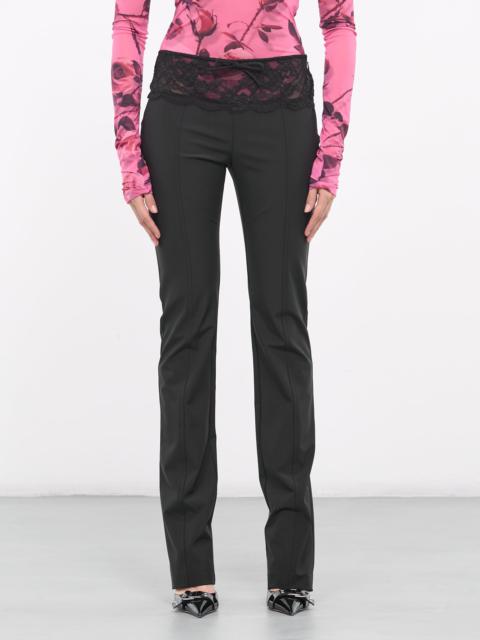 Blumarine Lace Flounce Pants