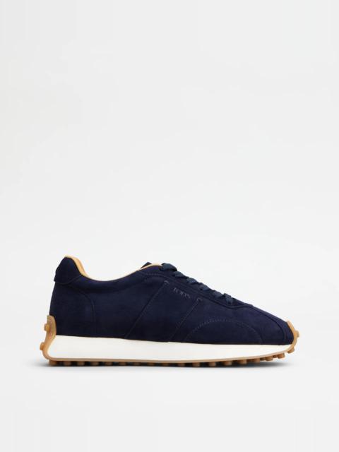 T VINTAGE SNEAKERS IN SUEDE - BLUE