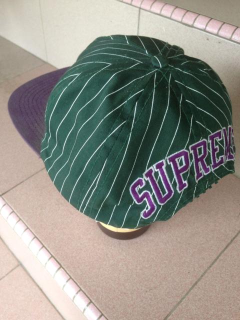 Supreme Vintage Supreme Stripe Block Spellout Snapback