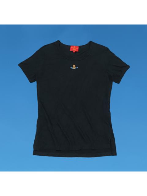 Vivienne Westwood Vivienne Westwood Iconic Embroidery Orb Logo T Shirt