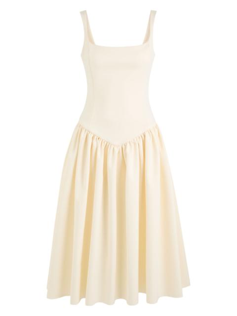 De La Vali DE LA Vali Lola Satin Midi Dress