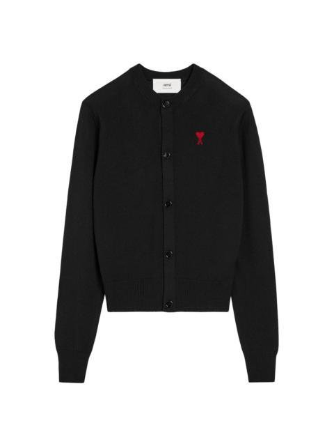 AMI Paris Red ADC Cardigan