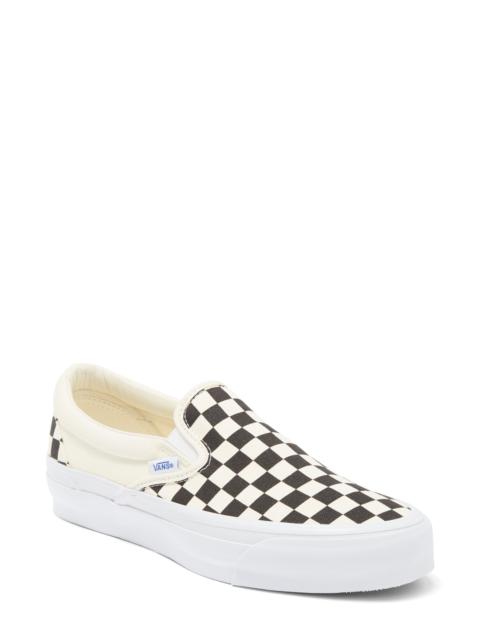 Vans Premium Authentic Reissue 98 Slip-On Sneaker in Checkerboard Black/Off White at Nordstrom