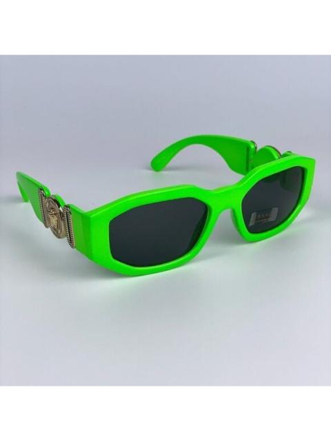 VERSACE SALE! NEW Versace VE4361 531987 Medusa Biggie Green Gray Unisex Sunglasses