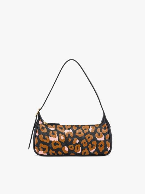 MCM Aren Shoulder Bag in Leopard Visetos