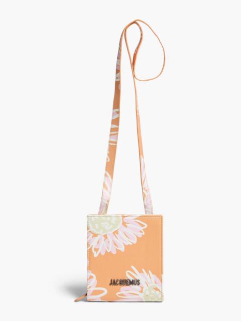 JACQUEMUS Le Gadjo floral-print leather wallet