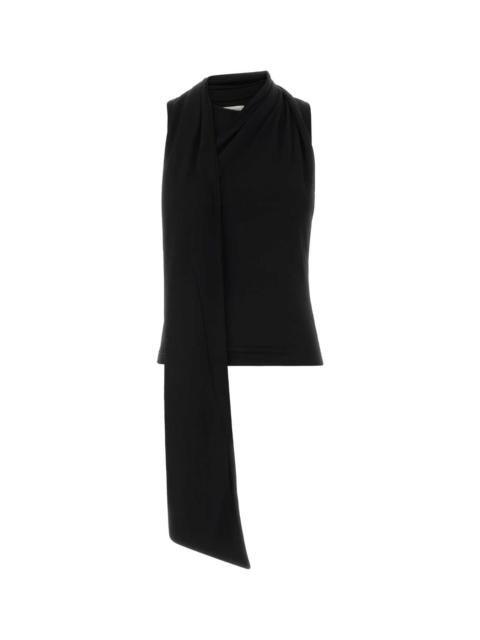 AMI Paris Ami Women Black Jersey Top