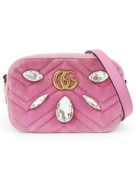 GUCCI GG Marmont velvet handbag
