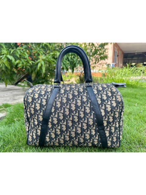 Dior Authentic Christian Dior Trotter Oblique Boston Bag