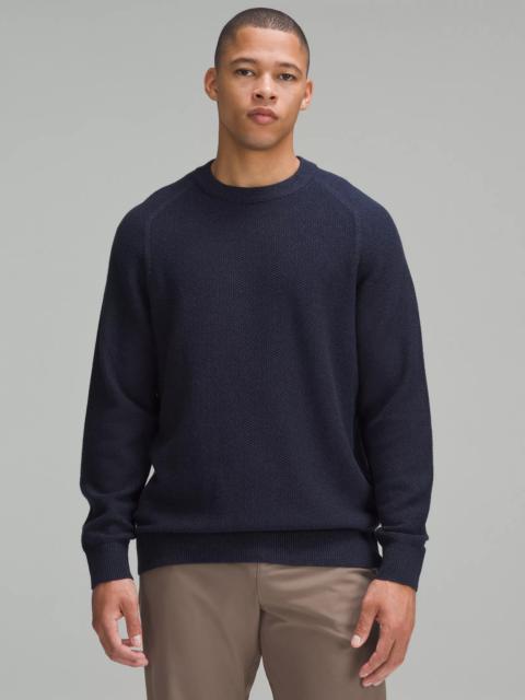 lululemon Textured Knit Crewneck Sweater