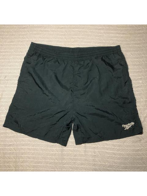 Reebok Men's Green and Khaki Swim-briefs-shorts