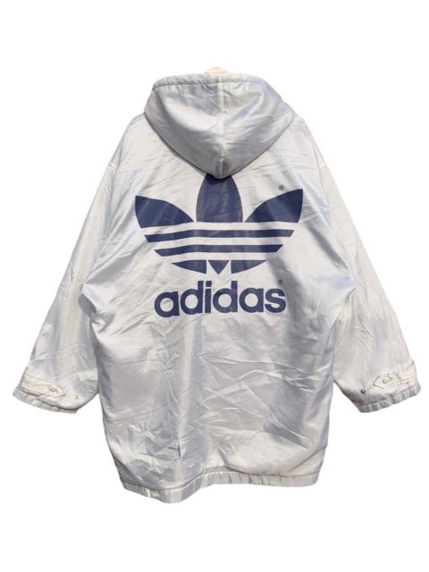 adidas Adidas Trefoil Big Logo Long Jacket With Hoodies