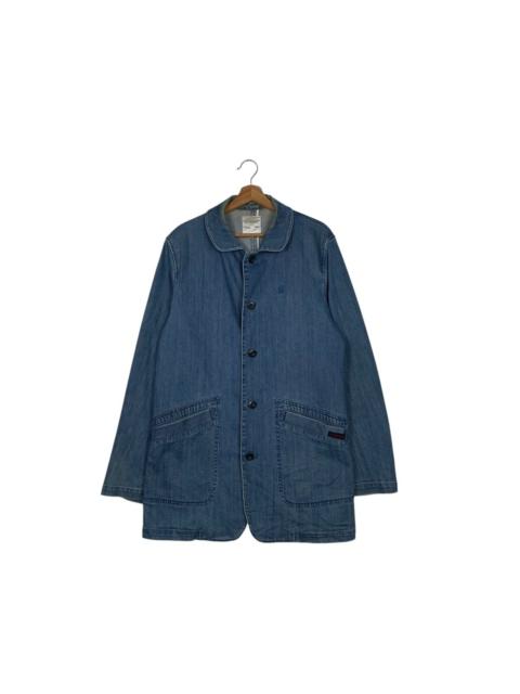 GRAMICCI GRAMICCI Embroidery Small Logo Work Denim Jacket #2145-C95