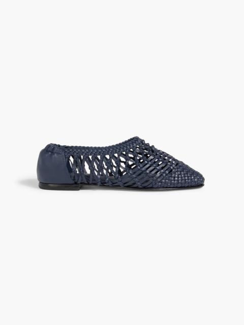 SIMKHAI Eden woven leather ballet flats
