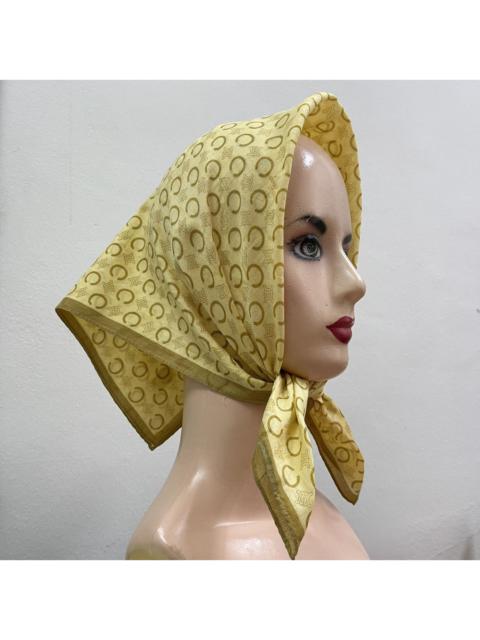 CELINE CELINE MONOGRAM HANDKERCHIEF BANDANA POCKETSQUARE HEADBAND