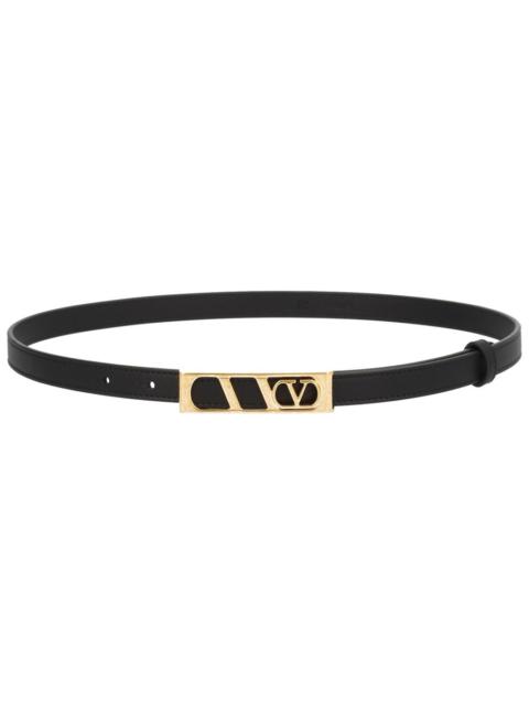 Valentino VLOGO SIGNATURE LEATHER BELT