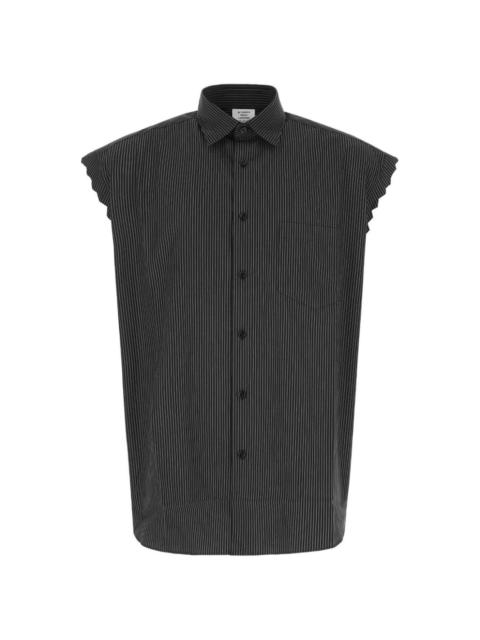 VETEMENTS ribbed poplin shirt