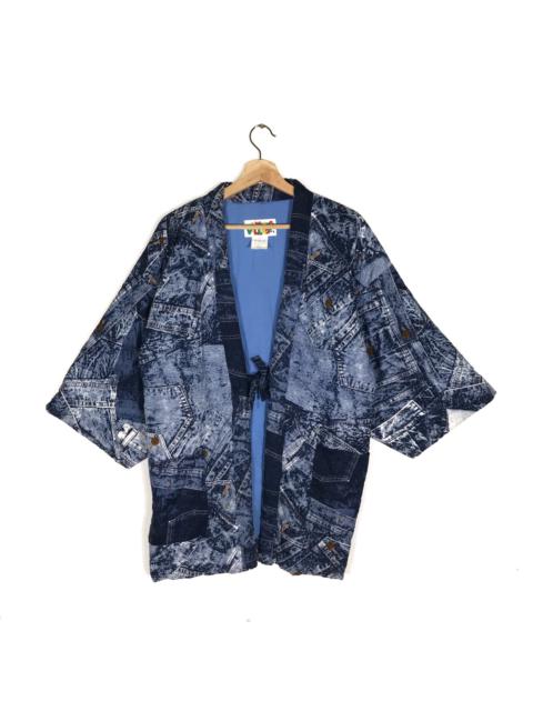 Other Designers Vintage - Vintage Kimono Fullprint denim design