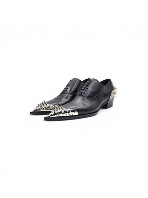 Christian Louboutin Cheliviss Meteor Leather Oxford Shoes EU 44.5 US 11.5 $2695