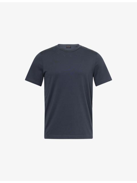 Moncler Badge Crewneck Cotton-Jersey T-Shirt