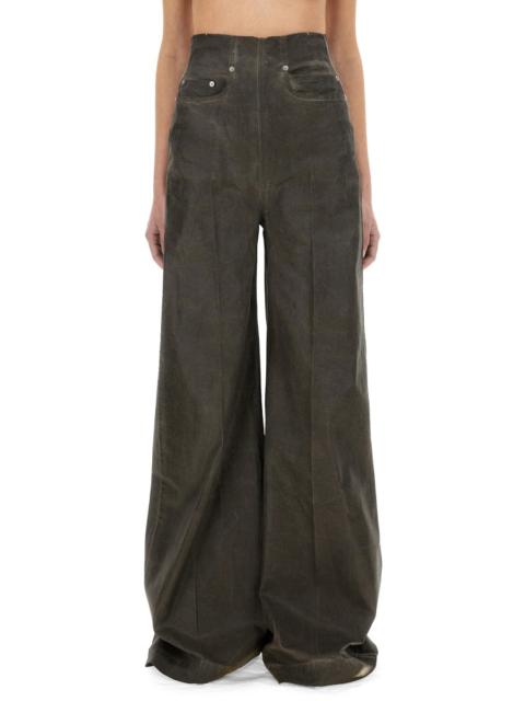 Rick Owens DRKSHDW Rick Owens Drkshdw Women "Dirt Cooper" Denim Pants