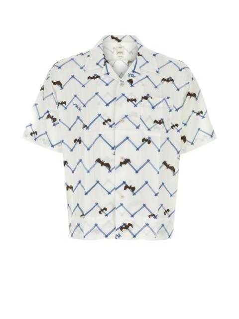 Visvim Man Printed Rayon Copa Shirt