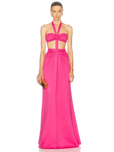 SID NEIGUM Bandeau Knot Dress