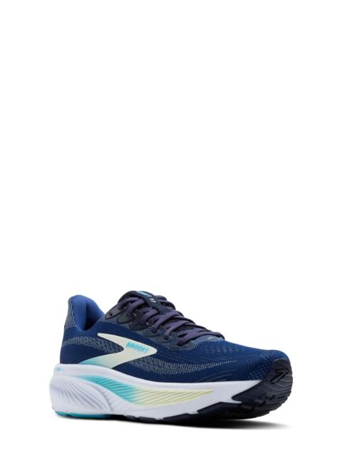 BROOKS Brooks Ghost 17 Running Shoe in Navy/Green/Turquoise at Nordstrom