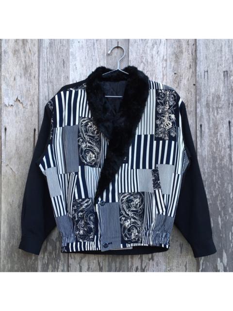 Other Designers Japanese Brand - Baroque Print Bombers Silk Jacket