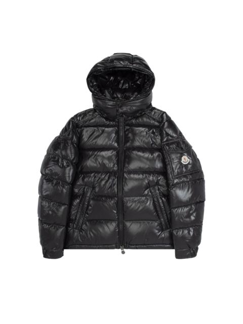 Moncler Moncler Maya Hooded Puffer Shiny Jacket 'Black'