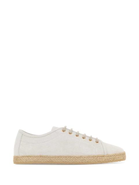 Brunello Cucinelli Brunello Cucinelli Men Chalk Suede Sneakers