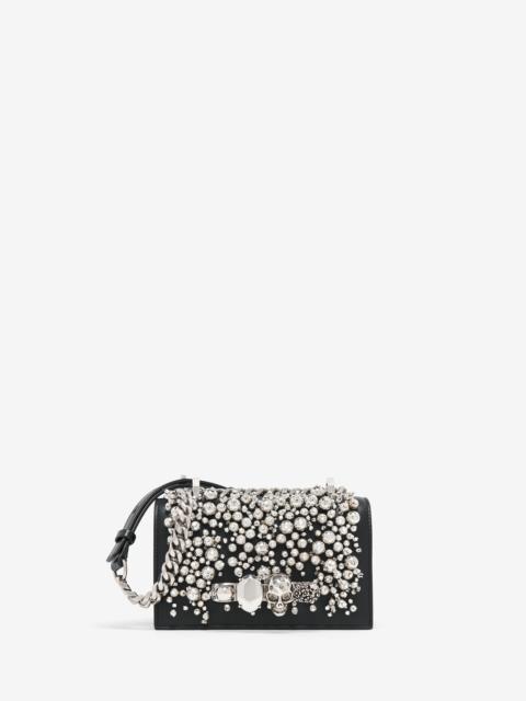 Alexander McQueen Crystal Embroidery Mini Jewelled Satchel