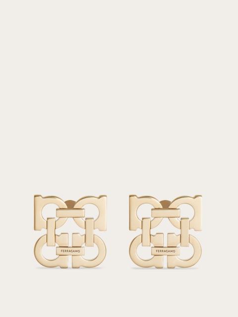 FERRAGAMO Four Gancini clip on earrings