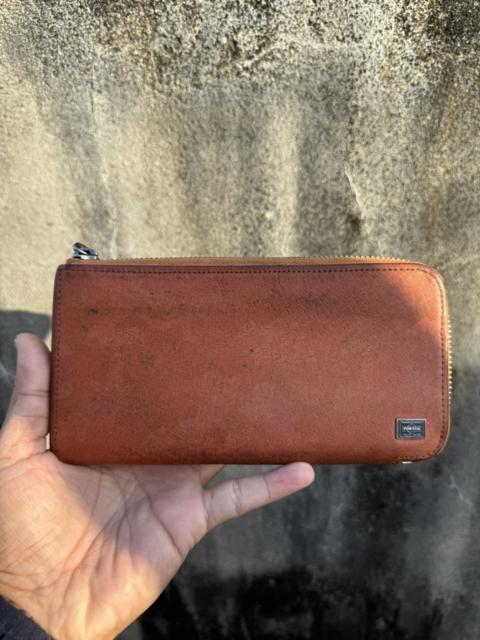 PORTER Porter L Shapped Zipper Leather Wallet