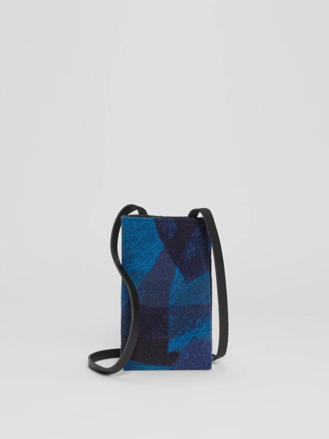 EILEEN FISHER Waste No More Felted Phone Pouch