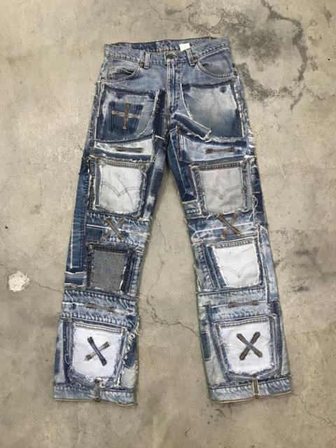 Levi's VINTAGE LEVIS PATCHWORK WITH POCKET CUSTOM MADE PANTS