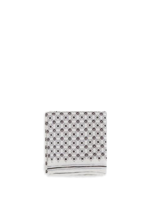 Brunello Cucinelli Brunello Cucinelli Silk Pochette Geometric Nocciola