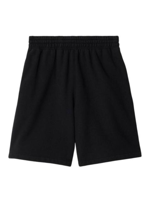 Burberry Burberry Equestrian Knight Design Cotton Shorts