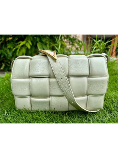 Bottega Veneta Authentic Bottega Veneta Padded Casette In Chalk White