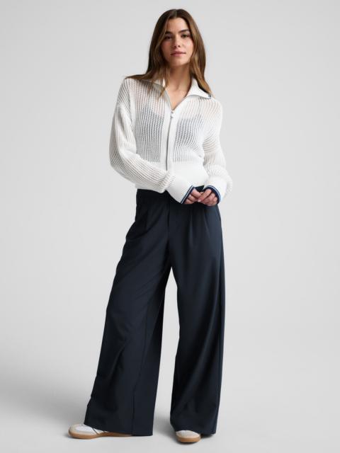 BEYOND YOGA Here's The Stitch Zip Sweater