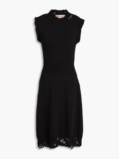 Marni Distressed cotton dress