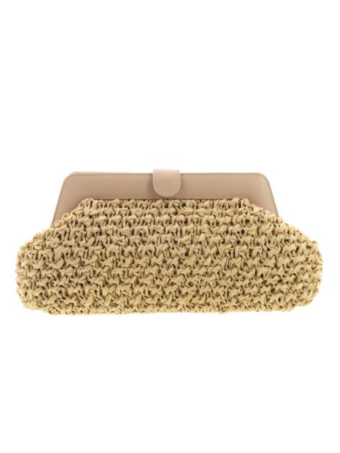 Other Designers CARLA SAINT-BARTH - Carla Saint Barth – Rafia Pouch – Carne