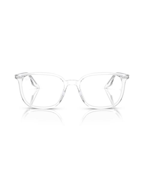 Ray-Ban Ray-Ban 54mm Square Optical Glasses in Transparent at Nordstrom