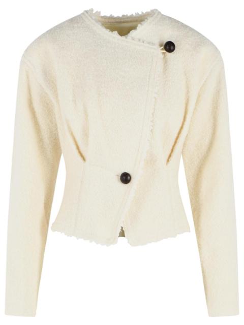 Isabel Marant Isabel Marant SUNA Ivory Virgin Wool Blend Jacket