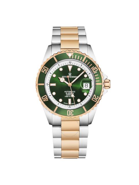 Other Designers Revue Thommen Diver Automatic Green Dial Men's Watch 17571.2454