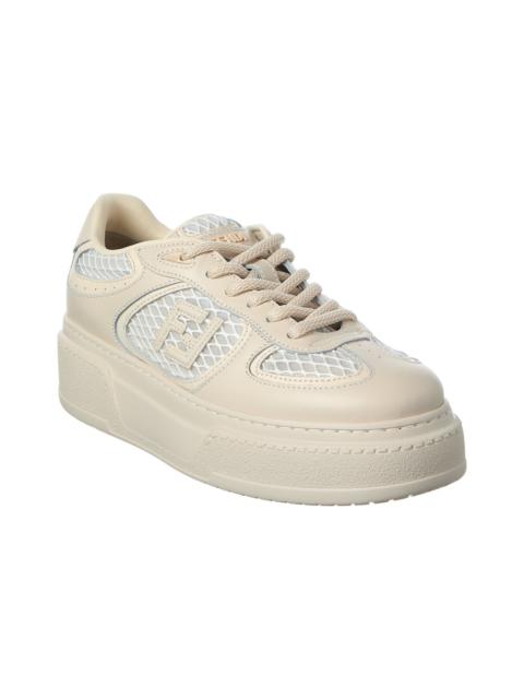 FENDI FENDI Match Leather & Mesh Platform Sneaker