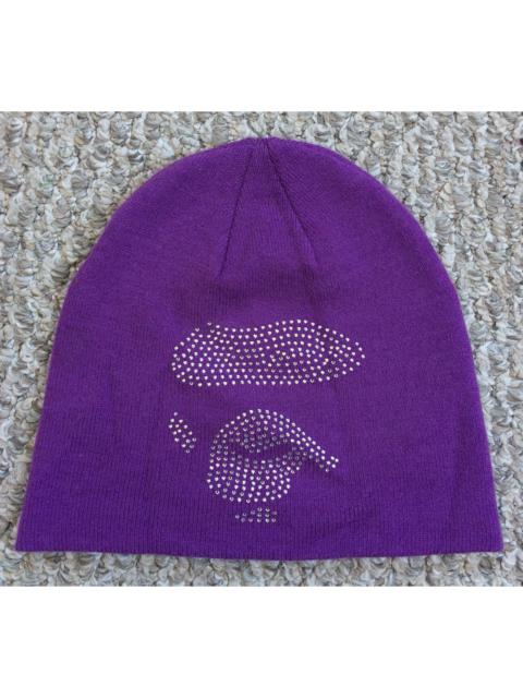 A BATHING APE® Bape Swarovski Ape Face Beanie Hat