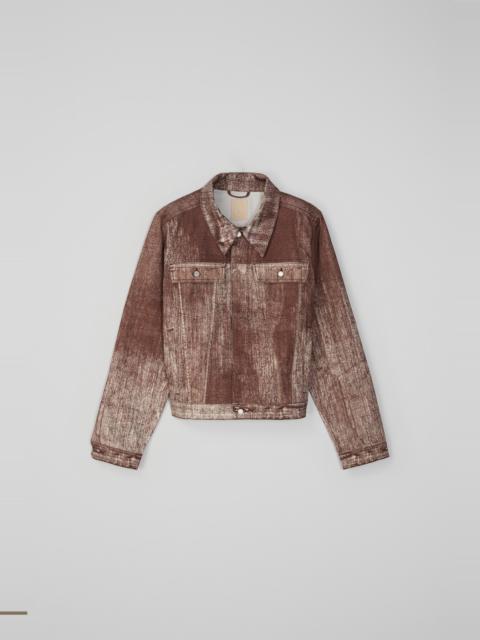 CAMPERLAB Terracotta Paint Print Denim Jacket