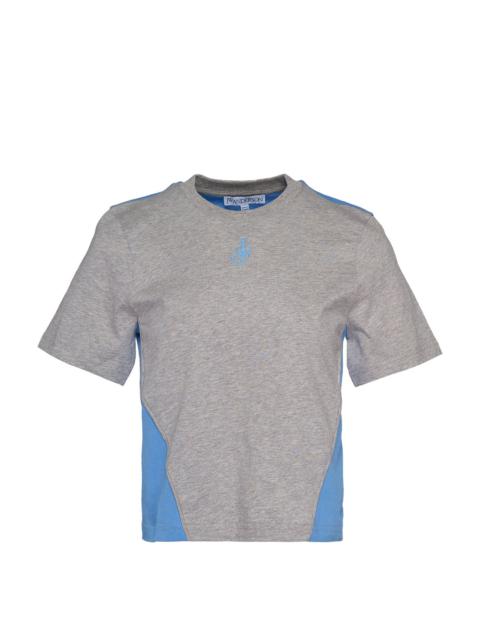 JW Anderson Anchor Embroidery Panelled Tee